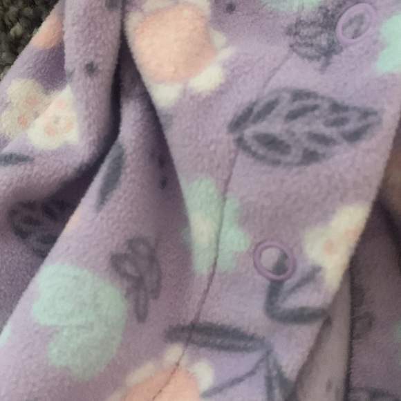 Simple Joys Purple Fleece Sleeper Size 0-3M EUC - Picture 2 of 4